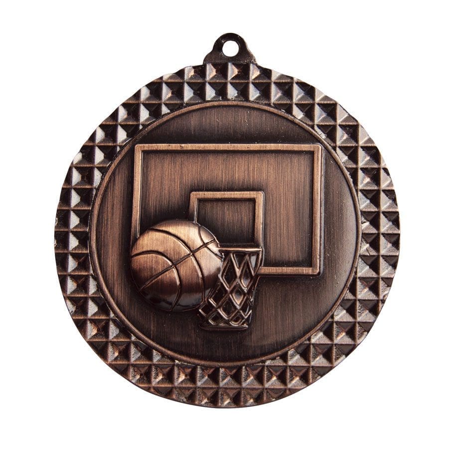 Checkered Basketball Medal - Image 3