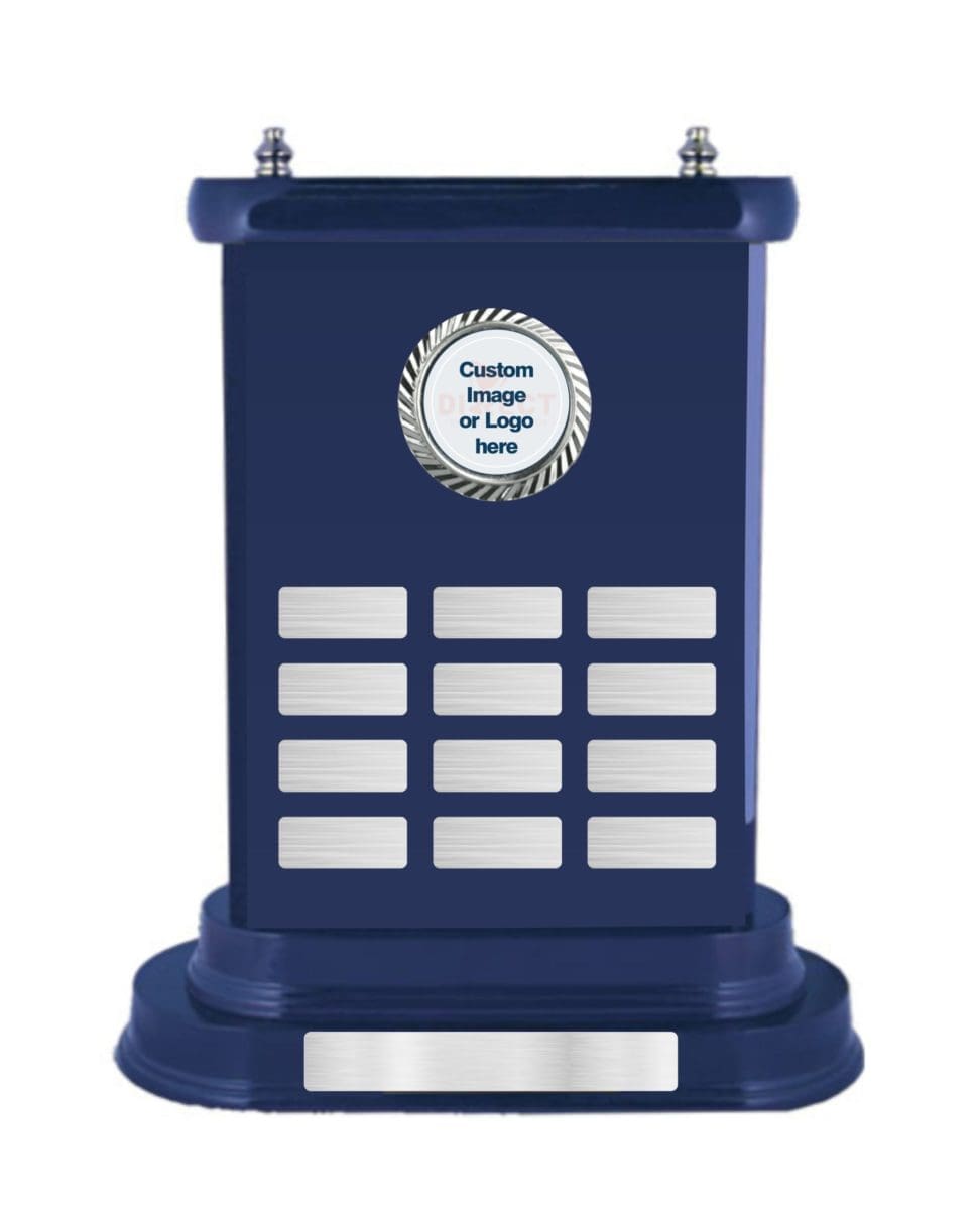Grand Royal Blue Silver Perpetual Trophy