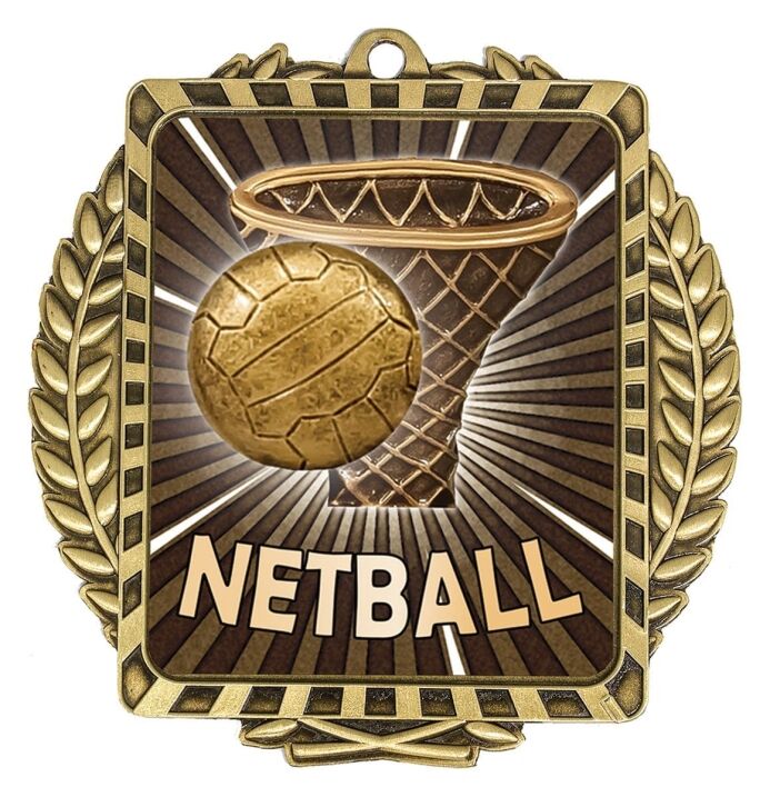 Lynx Wreath Netball Medal