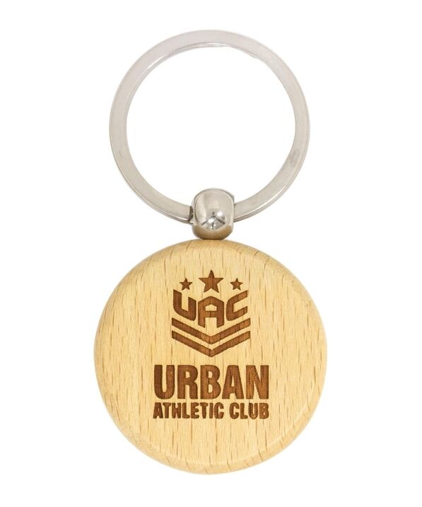 Timber Keychain Circle