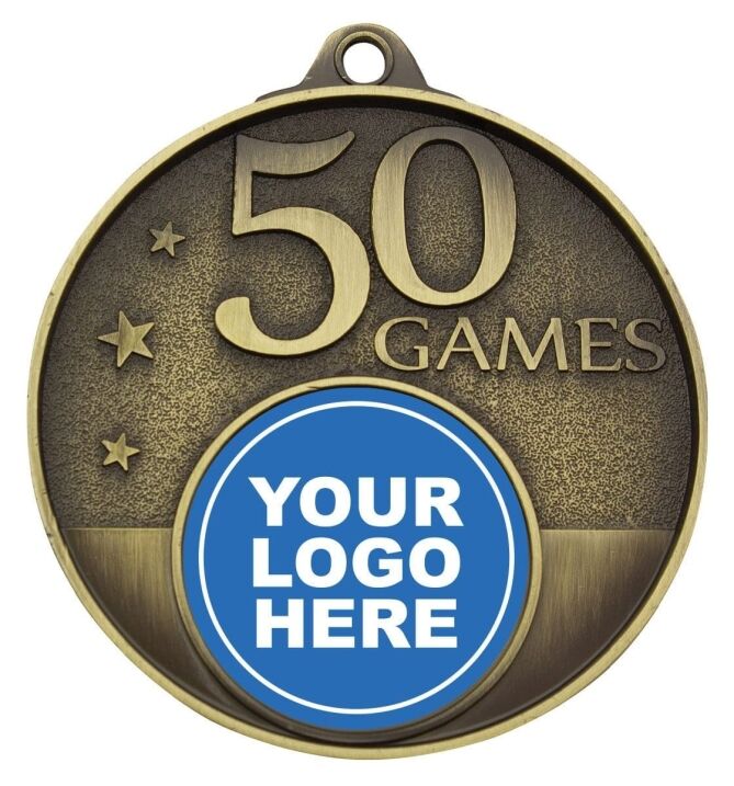 50 Games Milestone Medal Gold