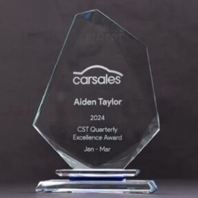 Azure Glass Sail Trophy