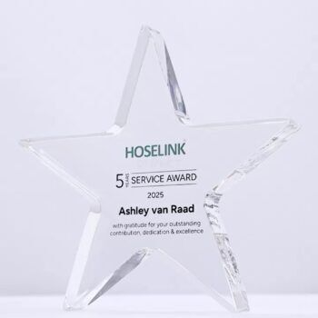 Acrylic Star Colour Trophy