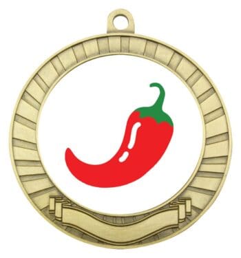 Eco Scroll Chilli Medal