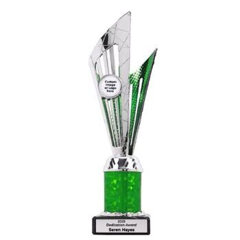 Cortan Silver Green Cup