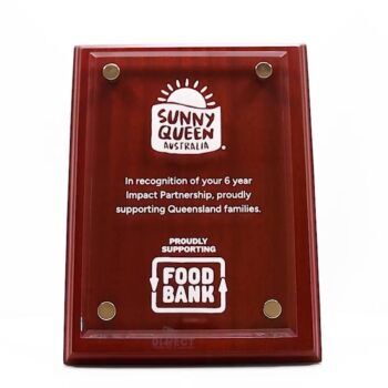 Floating Acrylic Engraved Plaque