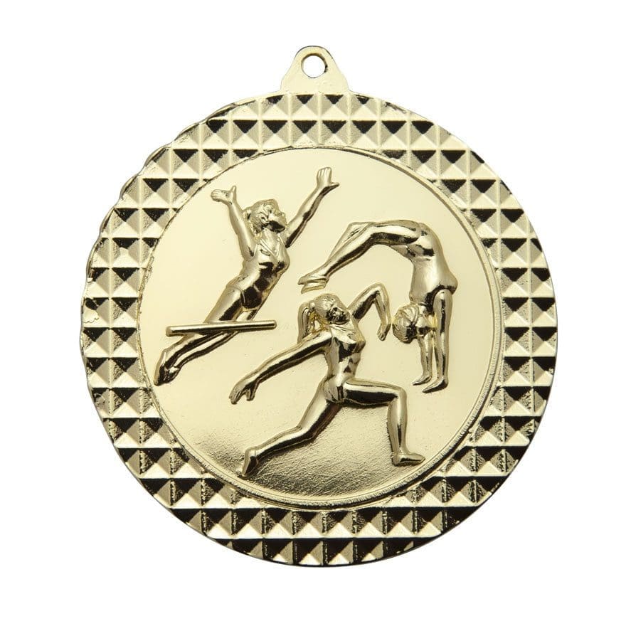 Checkered Gymnastics Female Medal
