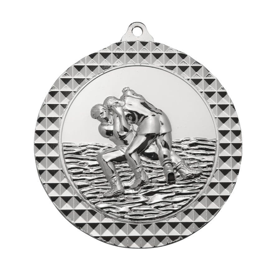Checkered Wrestling Medal - Image 2