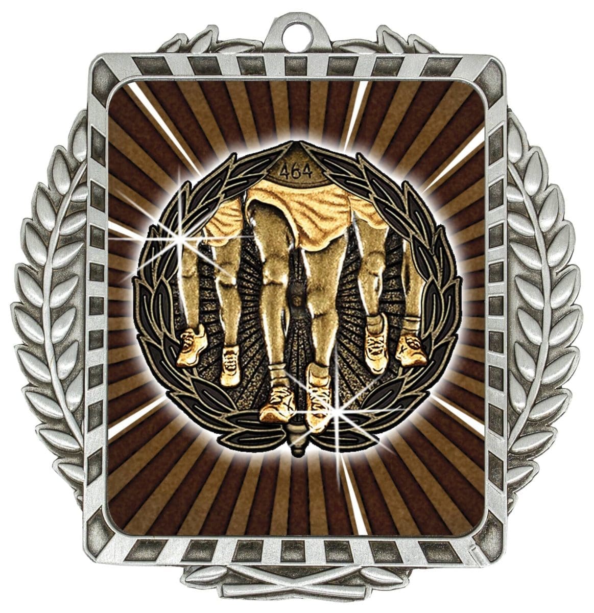 Lynx Wreath Running Medal - Image 2