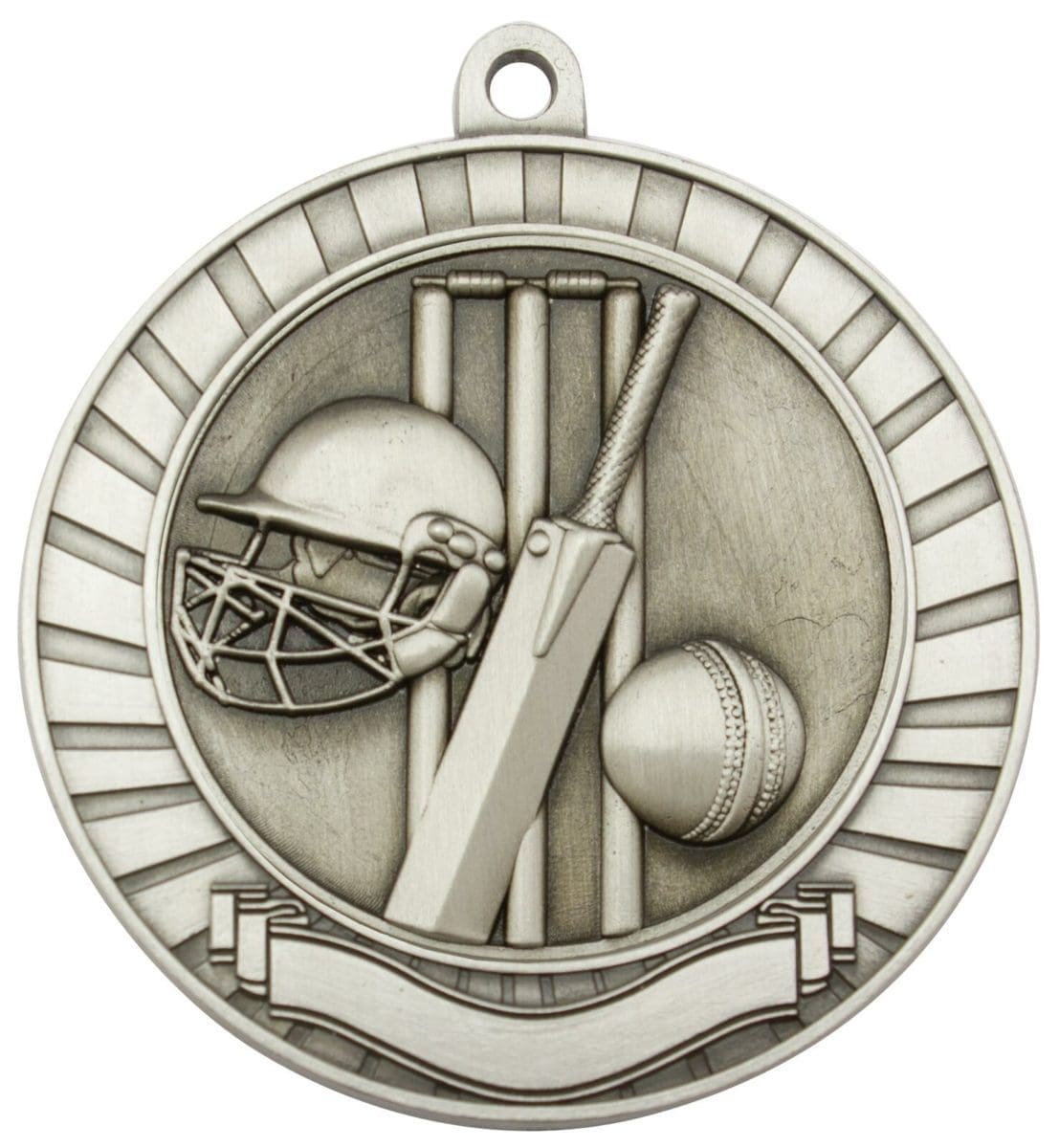 Eco Scroll Cricket Medal - Image 2