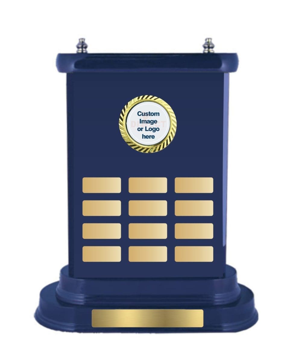 Grand Royal Blue Gold Perpetual Trophy
