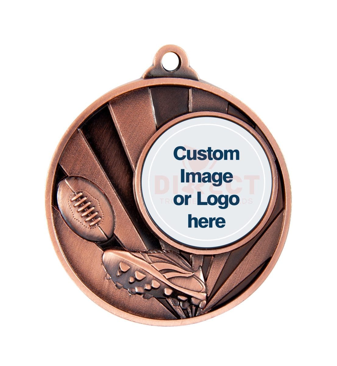 Sunrise Logo Aussie Rules Medal - Image 3