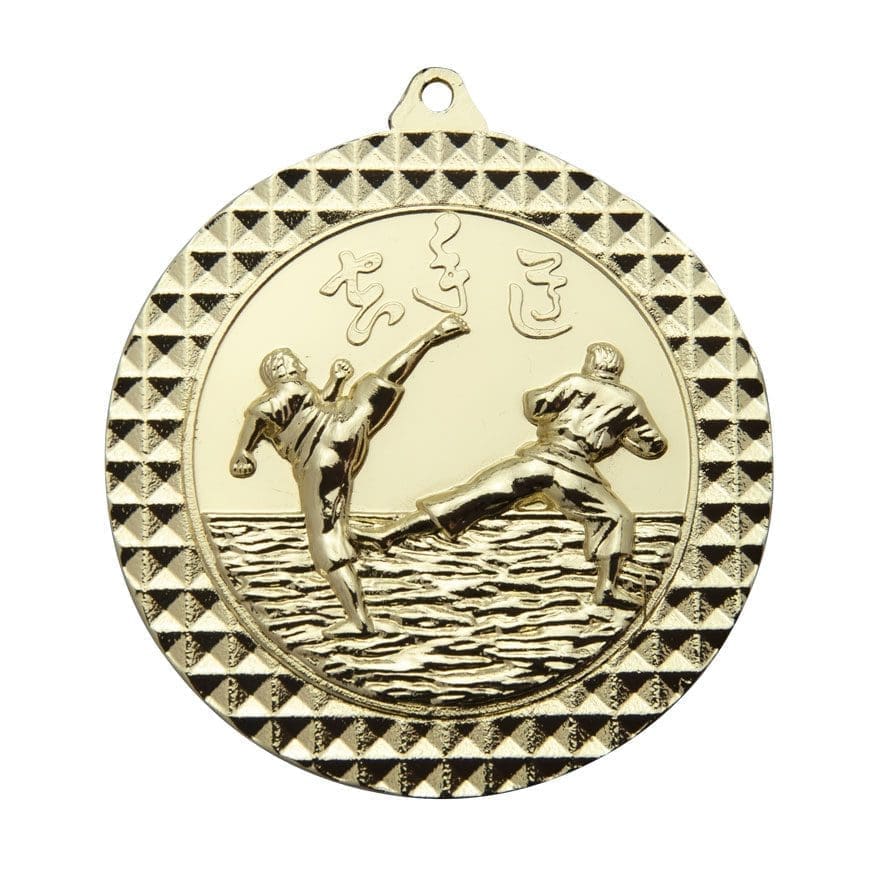 Checkered Martial Arts Medal