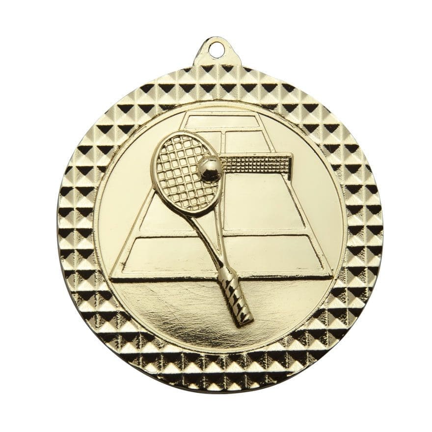 Checkered Tennis Medal