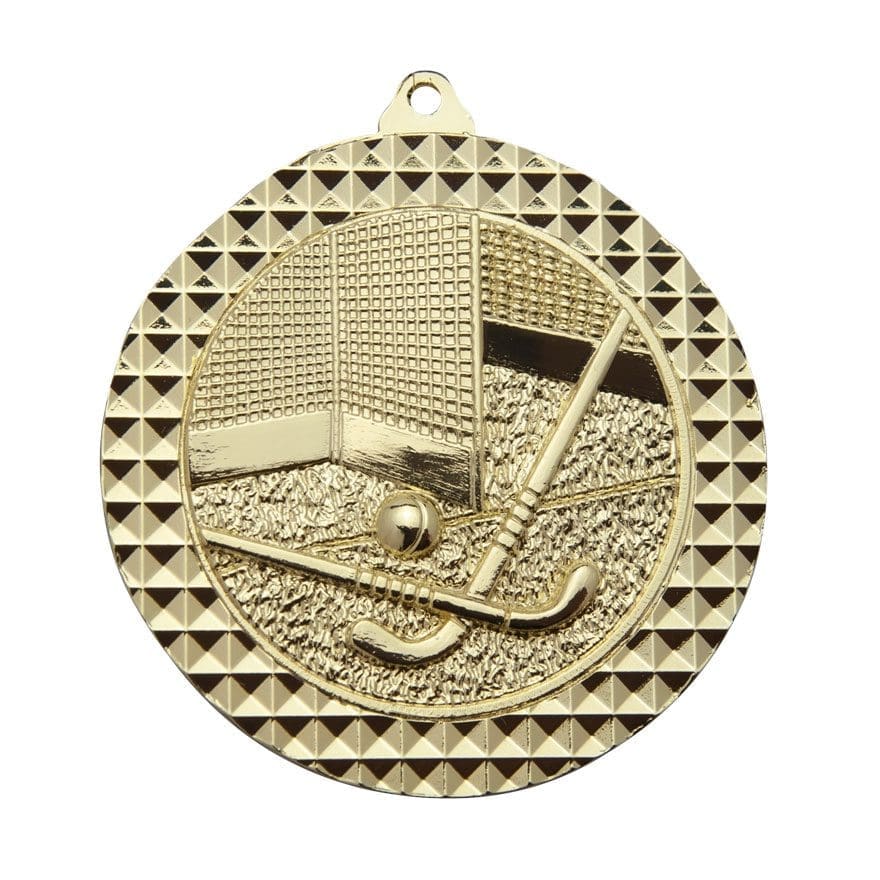 Checkered Hockey Medal
