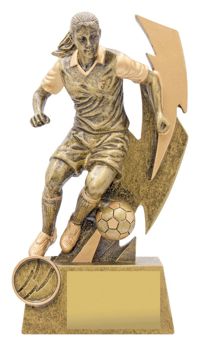 Electrify Football Soccer Female Trophy - Image 3