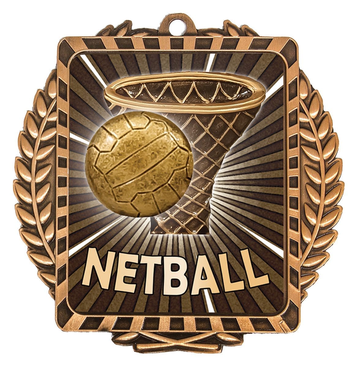Lynx Wreath Netball Medal - Image 3