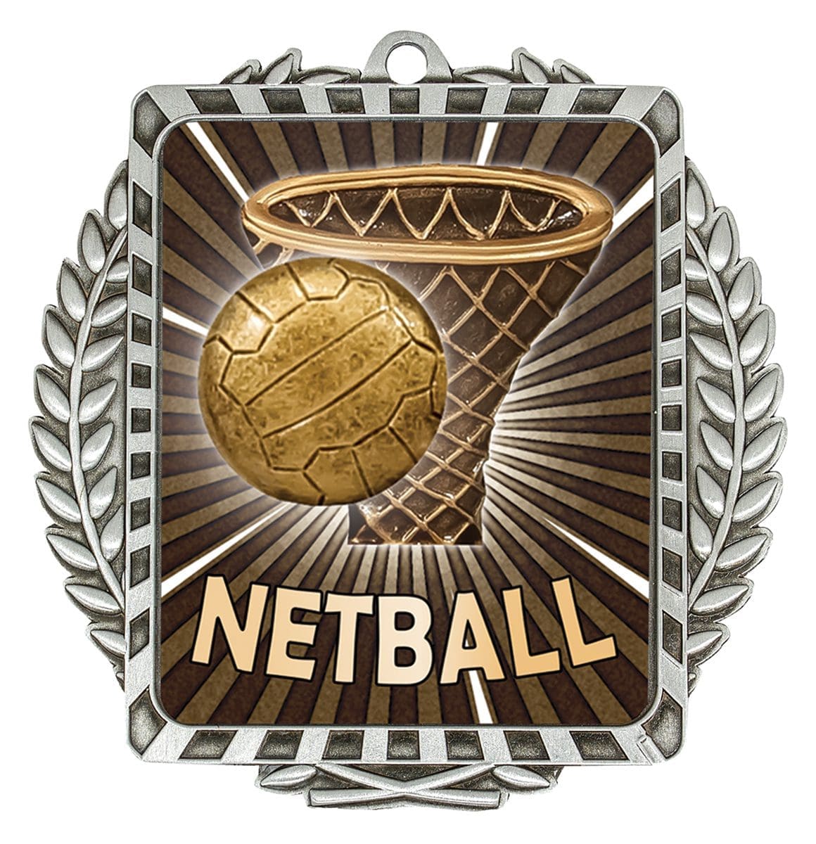 Lynx Wreath Netball Medal - Image 2