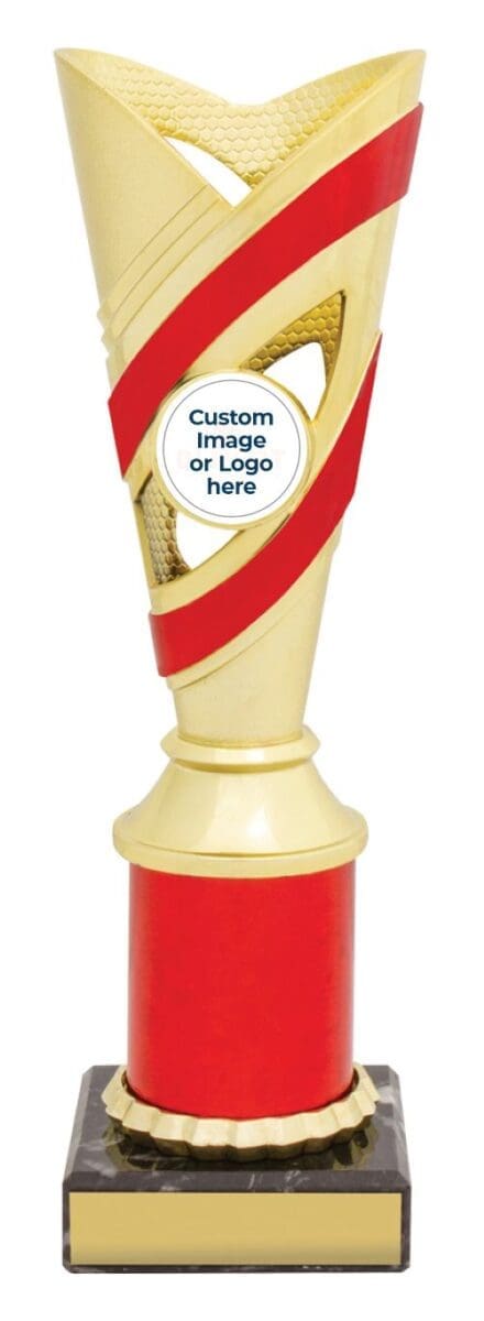 Contour Gold Red Trophy Cup - Image 3