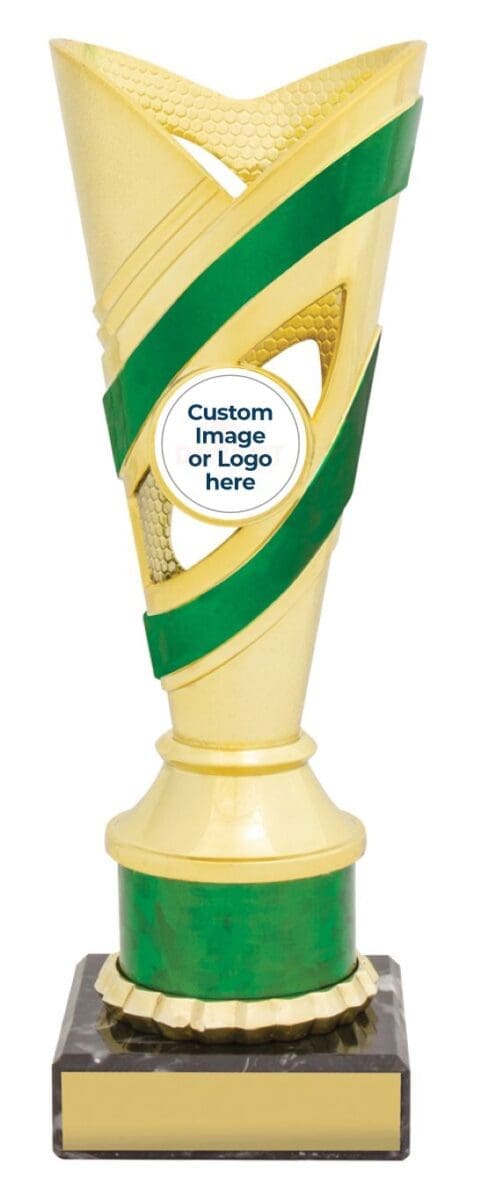 Contour Gold Green Trophy Cup - Image 2