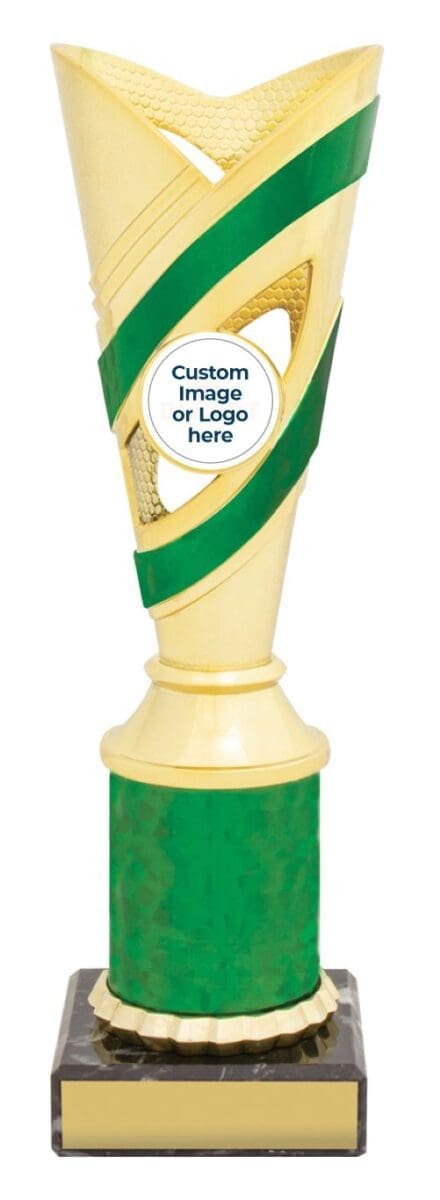 Contour Gold Green Trophy Cup - Image 3