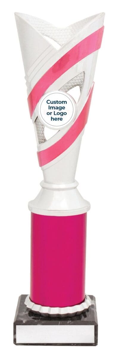 Contour Silver Pink Trophy Cup - Image 4