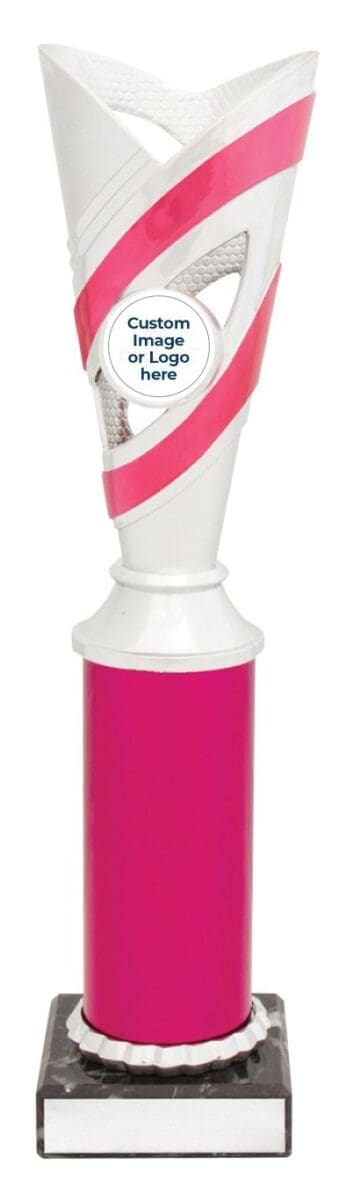 Contour Silver Pink Trophy Cup - Image 5