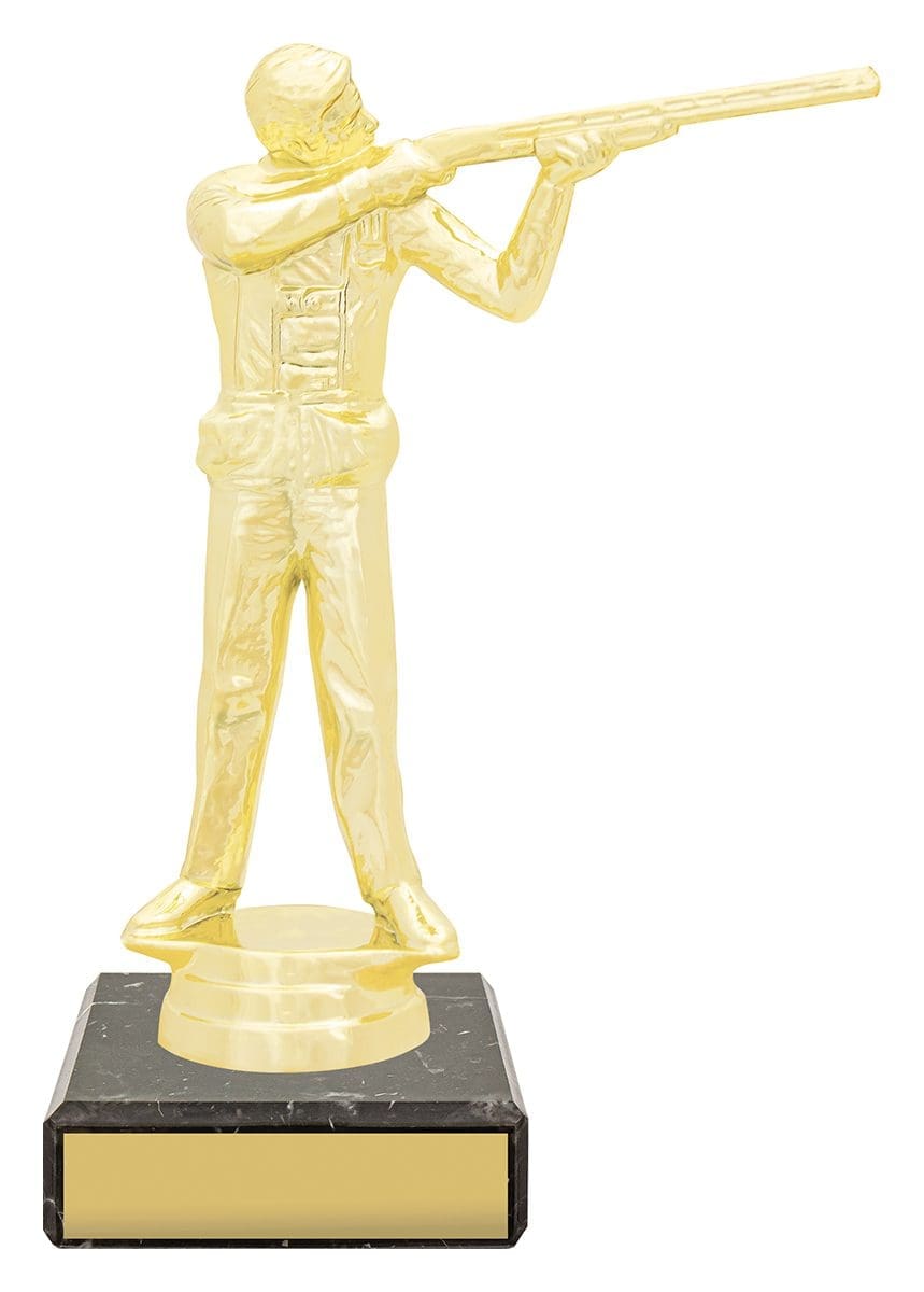 Male Trap Shooting Figure Trophy