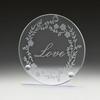 Glass Coaster Circle