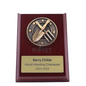 Spartan Gardening Plaque