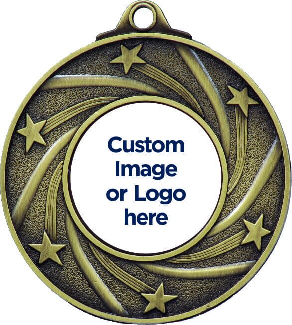 Antique Eco Stars Medal