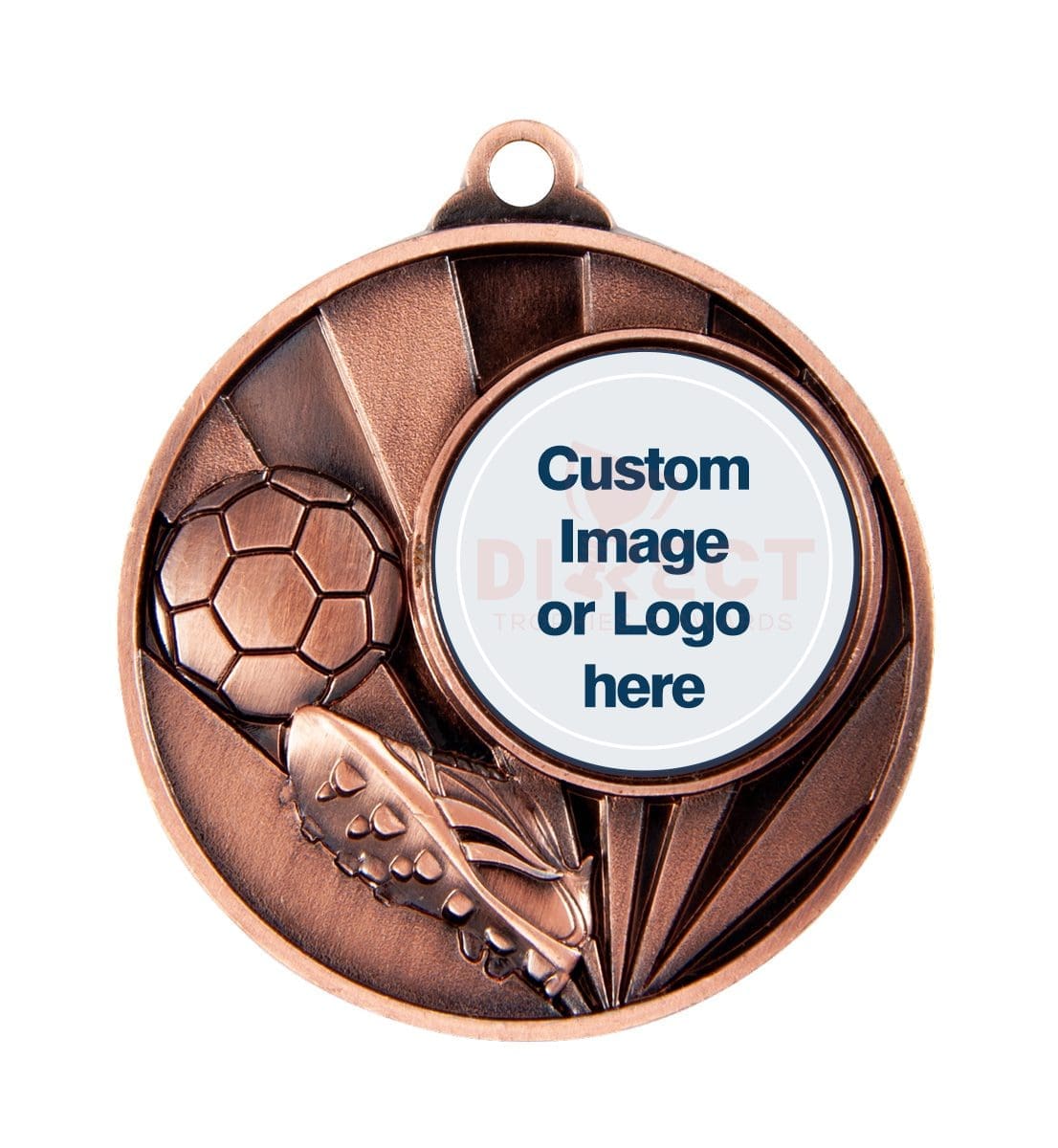 Sunrise Logo Football Medal - Image 3