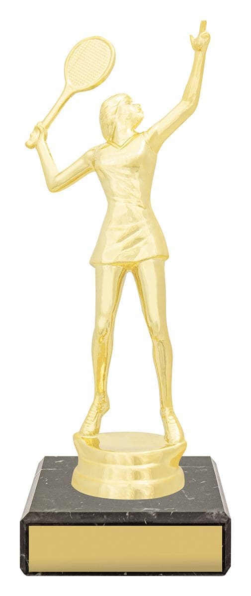 Female Tennis Figure Trophy