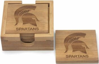 Bamboo Coaster Set