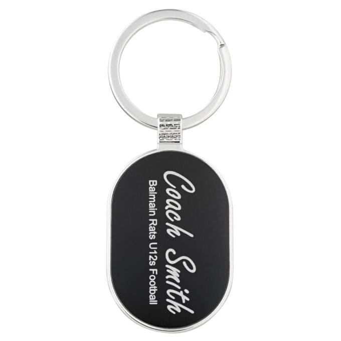 Oval Keychain