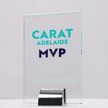 Aspire Classic Glass Colour Trophy