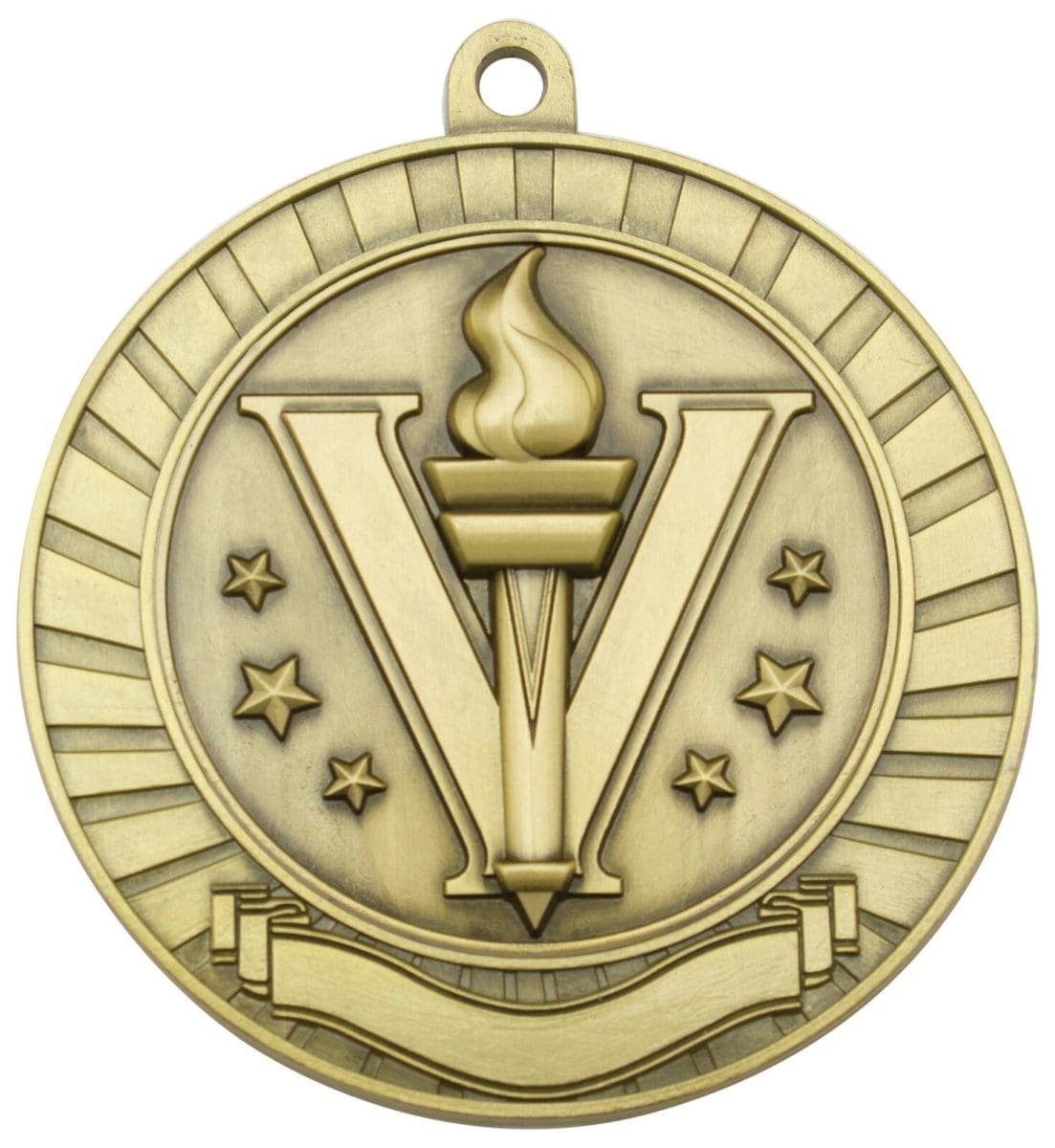 Eco Scroll Victory Medal