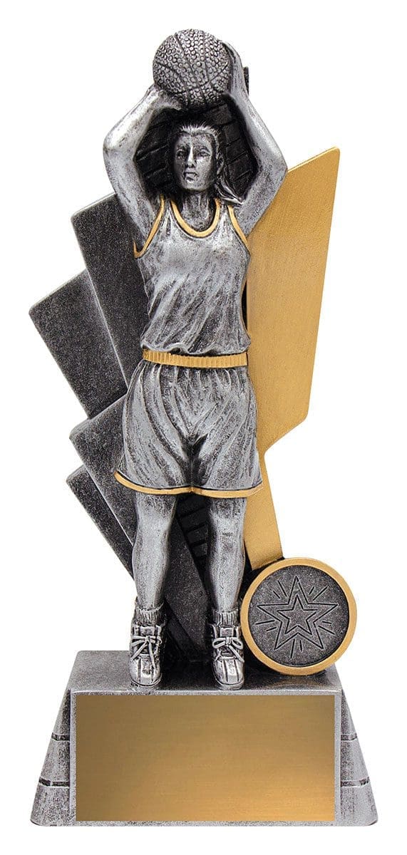 Aviator Basketball Female Trophy - Image 2