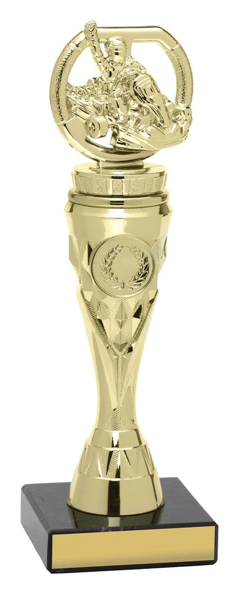 Go Kart Trajectory Gold Trophy