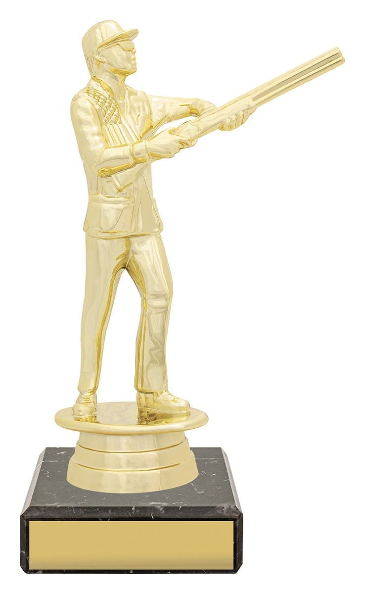 Male Skeet Shooting Figure Trophy