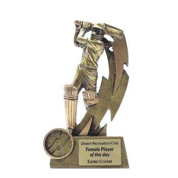 Electrify Cricket Female Batting Trophy