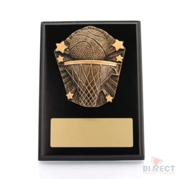 Cosmos Netball Black Plaque