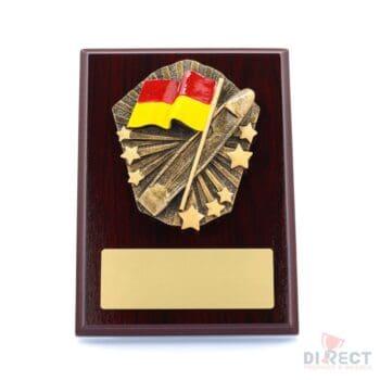 Cosmos Lifesaving Mahogany Plaque