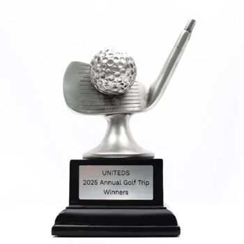Golf Silver Iron Trophy