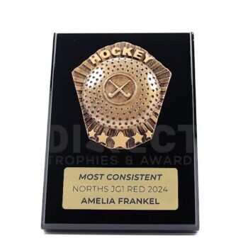 Cosmos Hockey Black Plaque