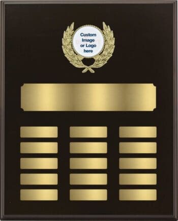 Black Timber Perpetual Plaque