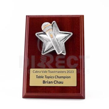 Plaque Peak Public Speaking