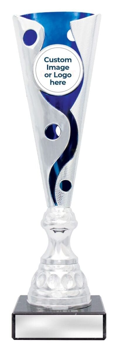 Megstiva Silver Blue Cup - Image 3