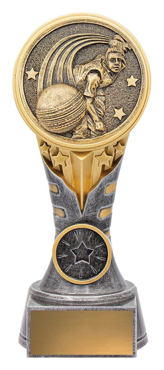 IKON Cricket Bowling Trophy - Image 2