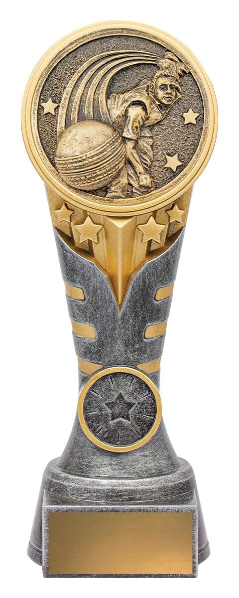 IKON Cricket Bowling Trophy - Image 3